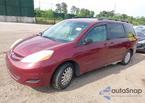 2006 Toyota Sienna Le из США, поврежденный, VIN 5TDZA23C26S539733